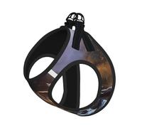 L Laisse Gilet Harnais pour Chien - Petite Taille Imprimé Cerf Beauté Ensemble Laisse Réfléchissante pour Extérieur et Chien Promenade