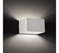 L+ Lampe murale pour intérieur moderne, applique murale, lampe murale biémission design (blanc, 10 x 30)