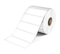 L LIKED Lot de 1 rouleau de 1400 étiquettes thermiques directes de 7,5 x 2,5 cm, compatibles avec les imprimantes Rollo, Zebra et autres imprimantes de bureau