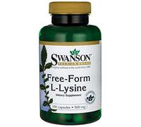 Swanson Complément alimentaire L-Lysine HCl 500 mg forme libre 100 gélules