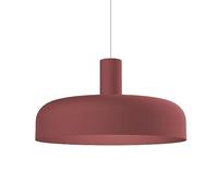 L+ Lustre de salon en métal, lustre de cuisine moderne, douille d'ampoule E27 (Rouge)