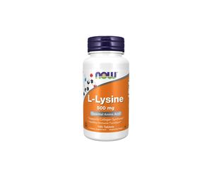 L-Lysine 500 mg 100 Comprimés Now Foods