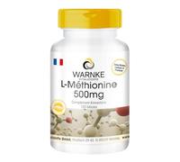 L-Methionine 500 mg - 120 gélules - Végétarien - proteinogènes essentiels | Warnke Vitalstoffe - Qualité des pharmacies allemandes