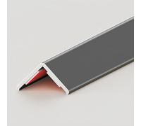 L-Nez De Marche Autocollant Alu Anodisé Bande De Transition De Sol,Profilé De Transition Barre De Seuil For La Maison, L'école Et Le Bureau Profilé D'angle(Gray-1,2cmx140cm)