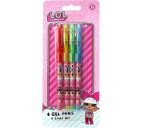 L.O.L. 4 Gel Pens, 4 stylos Gel Couleur