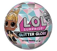 L.O.L. Surprise, Glitter Globe - boule à neige 8 Surprises dont 1 Poupée 8cm scintillantes avec cheveux magiques, Accessoires, Modèles Aléatoires à Collectionner, Jouet pour Enfants dès 3 Ans, LLU99