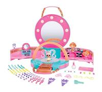 L.O.L. Surprise! Hair Beads Salon Playset - 1 Poupée et 100 Perles, Ainsi Que des Élastiques, Un Miroir et d'autres Surprises, pour Les Enfants de Plus de 4 Ans