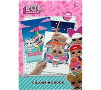 L.O.L. Surprise ! livre de coloriage avec autocollants - Livre d'autocollants - A4 - lol - L.O.L. Surprise - Artisanat pour filles - Artisanat pour enfants - Livre de coloriage pour filles