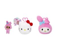 L.O.L. Surprise Loves Hello Kitty Reversible Plush Surprise -Personnages Sanrio