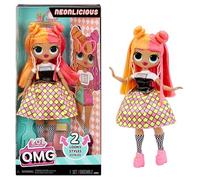 LOL Surprise OMG - Poupée Mannequin 24 cm - Neonlicious - 2 tenues avec peigne et accesoires - Dés 4 ans