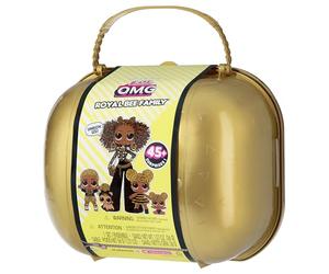 L.O.L. Surprise! OMG Royal Bee Family Pack - Plus de 45 Surprises - Poupée Mannequin Royal Bee, Poupées Tots Queen Bee, King Bee, Lil Queen Bee, Animal de Compagnie Pup Bee - Enfants de 4 Ans et Plus