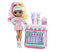 L.O.L. Surprise! OMG Sweet Nails - Candylicious Sprinkles Shop - 15 Surprises Dont du Vrai Vernis à Ongles, des Press on Nails, des Autocollants, des Paillettes, 1 Poupée Mannequin - À Partir de 4 Ans