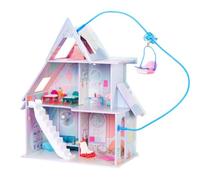 LOL Surprise OMG Winter Cottage Set de jeu - Plus de 45 surprises - chalet d'hiver avec ascenseur de ski, chambre, salle de bains, salon, cuisine, meubles et plus - 4 ans +