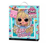 L.O.L. Surprise! OMG World Travel Poupée Mannequin - Fly GURL - avec 15 Surprises Dont 1 Tenue, des Chaussures, des Accessoires de Voyage & + - Coffret réutilisable - à Collectionner, 4 Ans +