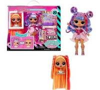 L.O.L. Surprise Tweens Surprise Swap Fashion Doll- Buns-2- Braids Bailey - 1 poupée Tweens 17cm, 1 mini tete a coiffer et des Multicolore G