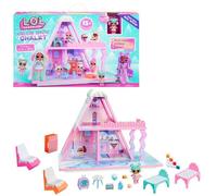 L.O.L. Surprise! Winter Snow Chalet avec Tot - en Bois Véritable, + de 15 Surprises, Livré avec Une Poupée Exclusive, pour Les Enfants de 4 Ans et Plus