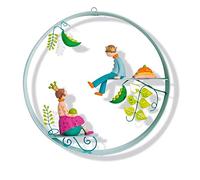 L’oiseau Bateau - Mobile de décoration enfant Cerceaux Scènes murale - La Princesse aux petits pois
