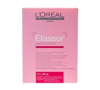 L’Oréal Efassor, décapant moussant pour éliminer les reflets incompatibles, les faux reflets ou les surcharges. Sachet de 28g.
