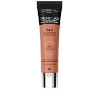 L’Oréal Paris - Base de Teint Soin Effet Bonne Mine - Fixation du Maquillage 24H - Formule 4% Niacinamide - Peaux Mates à Foncées - Prime Lab Dullness Reducer - 30 ml