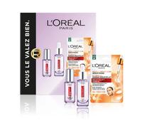 L¿Oréal Paris Coffret Cadeau Soin Sérum Filler Anti-Rides + Sérum Yeux + Masque Eclat Visage