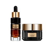 L'Oréal Paris - Coffret Duo Age Perfect Renaissance Cellulaire - 1x Crème de Jour Revitalisante et 1x Midnight Sérum Anti-rides, Fermeté, Éclat - Au Complexe Antioxydant - Tous Types de Peaux