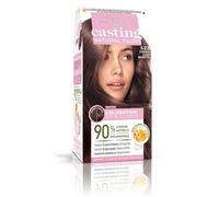 L’ORÉAL PARIS - Coloration Cheveux Permanente - Couleur Ultra Glossy - Sans Ammoniaque - 90% d'Ingrédients d'Origine Naturelle - Casting Natural Gloss - Nuance : Châtain Clair Noisette (523)