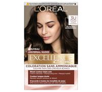 L’ORÉAL PARIS - Coloration Cheveux Permanente - Longue Durée - Résultat Naturel & Lumineux - Couvre 100% des Cheveux Blancs - Excellence Crème Universal Nudes - Nuance : Châtain Foncé Universel (3U)