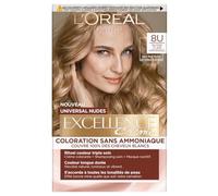 L’ORÉAL PARIS - Coloration Cheveux Permanente - Longue Durée - Résultat Naturel & Lumineux - Couvre 100% des Cheveux Blancs - Excellence Crème Universal Nudes - Nuance : Universel Blond Clair (8U)