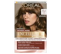 L’ORÉAL PARIS - Coloration Cheveux Permanente - Longue Durée - Résultat Naturel & Lumineux - Couvre 100% des Cheveux Blancs - Excellence Crème Universal Nudes - Nuance : Blond Foncé Universel (6U)