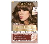 L’Oréal Paris – Coloration permanente – Couvre 100% cheveux blancs – Blond Foncé Universel (6U)