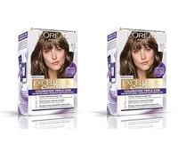 L’ORÉAL PARIS - Coloration Cheveux Permanente Triple Soin - Anti-Reflets Jaunes - Couvre 100% des Cheveux Blancs - Excellence Cool Crème - Nuance : Blond Foncé Ultra Cendré (6.11) (Lot de 2)
