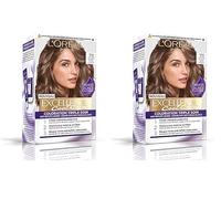 L’ORÉAL PARIS - Coloration Cheveux Permanente Triple Soin - Anti-Reflets Jaunes - Couvre 100% des Cheveux Blancs - Excellence Cool Crème - Nuance : Blond Ultra Cendré (7.11) (Lot de 2)