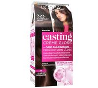 L’ORÉAL PARIS - Coloration Cheveux Semi-Permanente Ton sur Ton - Couleur Soin Gloss - Sans Ammoniaque - Casting Crème Gloss - Nuance : Chocolat Noir (323)
