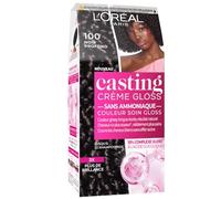 L’ORÉAL PARIS - Coloration Cheveux Semi-Permanente Ton sur Ton - Couleur Soin Gloss - Sans Ammoniaque - Casting Crème Gloss - Nuance : Noir Profond (1.0)