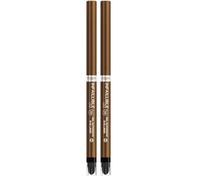 L’Oréal Paris, Crayon Eyeliner Mine Rétractable, Tracé Précis, Longue Tenue, Waterproof, Résiste aux Frottements, Sans Transfert, Infaillible Grip Liner, Couleur : Bronzed Expresso (Lot de 2)