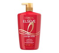 L'Oréal Paris - Shampooing Soin Protection Couleur - Protection Couleur Jusqu'à 10 Semaines - Pour Tous Types de Cheveux Colorés ou Méchés - Enrichi en Pivoine et Filtre UV - Elseve Color-Vive - 1L