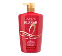 L'Oréal Paris - Shampooing Soin Protection Couleur - Protection Couleur Jusqu'à 10 Semaines - Pour Tous Types de Cheveux Colorés ou Méchés - Enrichi en Pivoine et Filtre UV - Elseve Color-Vive - 1L