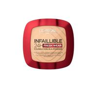 L’Oréal Paris - Fond de Teint Poudre Longue Tenue - Waterproof - Infaillible 24H Fresh Wear - Teinte : Beige Doré (140) - 9 g