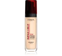 L'Oréal Paris Infaillible 24h Fresh Wear Fond de Teint Fluide N°15 Porcelaine 30ml