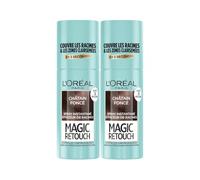 L’Oréal Paris Magic Retouch Spray Retouche Racines Instantané, Châtain x2 | Camoufle les racines visibles et les cheveux blancs en 3 secondes jusqu’au prochain shampooing, avec un résultat naturel.