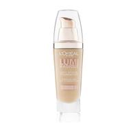 L’Oréal Paris Make-Up Designer Lumi Magique DW5 Gold Sand, Gold Sand, D5, Flacon pompe, Matifiant, Hydratant, Eclaircissant, 14 h