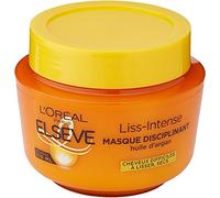 L’ORÉAL PARIS - Masque Disciplinant - Cheveux Difficiles à Lisser et Secs - Enrichi en Huile d'Argan - Elseve Liss-Intense - 310 ml