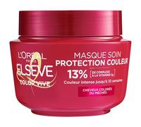 L’ORÉAL PARIS - Masque Protection Couleur - Cheveux Colorés ou Méchés - Pivoine et Filtre UV - Elseve Color-Vive - 310 ml
