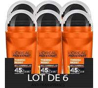 L’Oréal Paris Men Expert Thermic Resist Déodorant Bille - Lot de 6 x 50ml