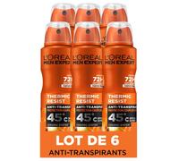 L’Oréal Paris Men Expert Thermic Resist Déodorant Spray - 150 ml - Lot de 6