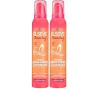 L’ORÉAL PARIS - Mousse Ondulations Texturisante - Cheveux Longs - Définition 48H - Vitamines B3 et Huile de Ricin - Sans Effet Carton - Elseve Dream Long - 200 ml (Lot de 2)