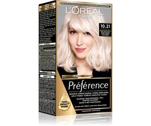L’Oréal Paris Préférence coloration cheveux teinte 10.21 Super Light Pearl Blonde 1 pcs