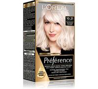 L’Oréal Paris Préférence tinte de pelo tono 10.21 Super Light Pearl Blonde 1 ud