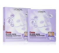 L'Oréal Paris Masque Glass Skin Hydrogel Revitalift – Acide hyaluronique – Pack 4 boîtes 100 g