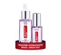 L’Oréal Paris - Routine Acide Hyaluronique Sérum Visage & Sérum Yeux Revitalift Filler - Pour Tous Types de Peaux - 2 Produits
